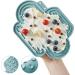Buy Ohmo Lick Mat for Dogs & Cats - 2PC Cute Cactus Design Leak-Proof Silicone for Fear Relief & Slow Feeding - Dark & Light Blue - Buy Online on GoSupps.com