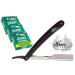 Buy 300 Derby Professional Single Edge Razor Blades - Free Shaving Factory Straight Razor Included | Premium Shaving Supplies for Men - Buy Online on GoSupps.com