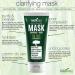 Oleavine Clarifying Mud Mask with Dead Sea Minerals, Activated Charcoal & Tea Tree - Face & Body TheraTree - Buy Online on GoSupps.com