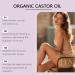Raevior Organic Castor Oil RollOn 50 ml castor oil with rose quartz roller coldpressed hexanefree deeply effective moisture care cares for the skin for abdomen face body under the eyes 1 piece - Buy Online on GoSupps.com