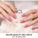 DANNI & TONI 28 Stickers Semi Cured Gel Nail Polish Strips Gel Nail Stickers Solid Colour (Pink Lemonade) Medium Violet Red Salon-Quality Gel Nail Polish Strips Manicure Stickers Set - Buy Online on GoSupps.com