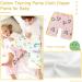 Baby Toilet Training Pants 2-in-1 Waterproof Reusable Cotton Nappy Skirt Diaper - Cute Cartoon Pink Bear Design - Skort Pants for Kids - Low Waist - Size M - Buy Online on GoSupps.com