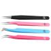 K-Pro tweezers set for eyelash extension false eyelashes & cosmetics in a case