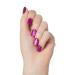 KISS imPRESS No Glue Press-On Nails - Dark Pink Squoval - 30 Nails Manicure Kit for Easy Home Nail Art - Buy Online on GoSupps.com