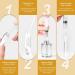 Liseng 200pcs 2ml Transparent Plastic Spray Bottles - Small Cosmetic Packaging Atomizer for Perfume & Fluids - Buy Online on GoSupps.com