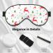 SSIMOO Christmas Holiday Print Ultra-Soft Eye Mask | Light-Blocking for Optimal Comfort & Restful Sleep - International Shipping Available - Buy Online on GoSupps.com