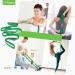 Trideer 10-Loop Stretching Strap for Yoga and Physical Therapy - Non-Elastic Stretch Band for Pilates, Exercise, and Dance - Includes Workout Guide - Green - Buy Online on GoSupps.com