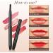 Retractable Lipstick Brush 2 Pack Professional Lip Brush for Lipstick Portable Lip Liner Brush Lip Mask Applicator Lip Balm Applicator Flat Lipstick Gloss Makeup Brush with Cap Makeup Tools for Women - Buy Online on GoSupps.com