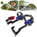 HongK- Tree Climbing Spike Set Safety Adjustable Belt Lanyard Rope Rescue Belt 2 Gears P/N: ET-OUTDOOR002-RAW Regular Foot Set Blue