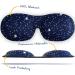 Smug Sleep Mask for Men & Women - 100% Darkening 3D Design & Velcro Fastener for Ultimate Comfort | Perfect for Extended Eyelashes | Night Sky - Buy Online on GoSupps.com