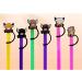 6 Pcs Dustproof Straw Cover Cap Set Cow Shape Straw Lids Colorful Straw Stopper Jewelry for Water - Buy Online on GoSupps.com