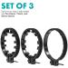 Movo FR3 Adjustable Follow Focus Ring Set - 3 Lens Gear Rings (65mm, 75mm, 85mm) - Standard 32 Pitch - 0.8 mod - Buy Online on GoSupps.com