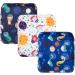 Cuteebone Male Washable Dog Diapers - 3 Pack Reusable Belly Bands with Flexible Velcro | High-Suction Dog Wraps | Krocodil Dinosaur & Rocket Designs | Size L (43-53.5cm) - Buy Online on GoSupps.com