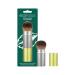 EcoTools Travel Kabuki Makeup Brush for Foundation, Blush, Bronzer, and Powder, Retractable, Green, Aluminum, Travel Friendly and Perfect for On The Go, 1 Count 1 Travel Kabuki Brush