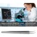 High-Precision Stainless Steel Tweezers | Portable & Durable | Ideal for Home Laboratory & Aerospace Use - Buy Online on GoSupps.com