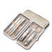 ZSLBMD Nail Clippers Special Pedicure Set Home Nail Clipper Ear Scoop Light Grey B