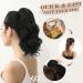 BARSDAR 14'' Dark Brown Claw Clip Ponytail Extension - Curly Wavy Synthetic Hairpiece for Girls - Daily and Halloween Wear - Thick and Soft - Pack of 1 - Buy Online on GoSupps.com
