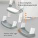 Kylinton Potty Training Seat with Step Stool Ladder - 2 in 1 Foldable Toddler Potty Seat for Boys and Girls - Splash Guard, Anti-Slip Pad - Grey - Buy Online on GoSupps.com