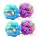 Shop Housoutil 4pcs Colorful Home Bath Balls | Super Soft Shower Sponge for Adults & Kids - Perfect for Relaxing Baths - Buy Online on GoSupps.com