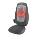 Homedics Shiatsu Massage seat for back shoulders adjustable back massager with heat function vibration function solves muscle tension with 3 different types of massage black single