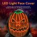 Topyond LED Pumpkin Mask Pumpkin Light Face Cover Scary Pumpkin Adjustable Glowing Facial Cover for Halloween Party Cosplay Decoration - Buy Online on GoSupps.com