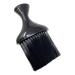 Kobe Professional Hairdressing Black Silhouette Neck Brush - Barber Accessories - Soft Salon Neck Brush For Cutting Cleaning & Removing Stray Hairs - for Hairdressers & Barbers