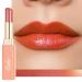 Oulac 2 in1 Shimmering lipstick and lip balm copper juicy and shiny lip care lipstick hydrated lips shiny finish for dry cracked and brittle lips vegan (s01) saga