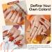 Modelones Gel Nail Polish Set - 6 PCS Neutral Nude & Brown Fall Colors 2024 | Gold Glitter Soak OFF Nail Gel Kit | Perfect Halloween Gift & DIY Manicure - Buy Online on GoSupps.com