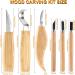 6PCS Professional Wood Whittling Kit - High Performance Stainless Steel Tools for Beginner Carving - Adults and Kids Wood Carving Set - Buy Online on GoSupps.com