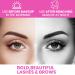 Advanced Eyelash & Brow Growth Serum - 6 month Supply for Length, Volume & Thickness | Biotin, Peptides, Keratin | Promotes Lush, Healthy & Thick Lashes - Buy Online on GoSupps.com
