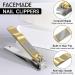 FACEMADE Nail Clippers Set Brushed Antique Gold - Buy Online on GoSupps.com