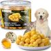 Freeze Dried Quail Egg Yolk Treats for Cats Dogs Increase Appetite All Natural Freeze-Dried Limited Ingredient Quail Egg Yolk Pet Snacks Increase Nutrition Healthy Training Treats for Dogs Puppy