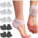 KANGBELLY Heel Protectors - 5 Pairs Gel Cups for Heel Pain Relief, Plantar Fasciitis, Cracked Heel Repair - Silicone Pads for Blister Prevention, Spur Cushion Inserts - Women and Men (White) - Buy Online on GoSupps.com