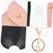 Shop Minkissy 6 STK PU Leather Key Ring Pendants & Travel Bottles | Hand Soap & Disinfectant Containers - International Shipping Available - Buy Online on GoSupps.com