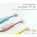 Smiling Whale Extra Soft Nano Toothbrush for Kids - Gentle Micro Bristles for Sensitive Gums - Duo Tongue Cleaner Function - Blue - Buy Online on GoSupps.com