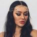 Brinie Boho Gold Hair Chain with Small Coins - Wedding & Festival Head Jewelry - Buy Online on GoSupps.com
