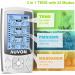 Auvon TENS EMS Unit - 2 Channels 24 Modes 3-in-1 Pain Relief & Muscle Building - Includes 12 Patented Electrodes for Back & Shoulder Relief - Buy Online on GoSupps.com