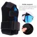 Ankle Brace Sports Pads - Travel Size Foam Protector for Sprains - Luggage Locks & Kickstand - Fitness Volleyball Gear - Black 26x13cm - Buy Online on GoSupps.com