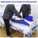 Positioning Bed Pad with Handles 54.33" X 29.22" Multifunctional Mattress Load Bearing 264.5lb for Easy Lift & Transfer Reusable Washable Waterproof - Buy Online on GoSupps.com