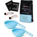 MOONTHLIES Reusable Menstrual Disc | Period Disc with Removal Loop Stem - Blue - Pack of 2 - Buy Online on GoSupps.com