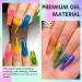 Makartt Jelly Gel Polish Set Pink Crystal Sweet Pastel Blue 2022 Nail Design Colours 10ML 6 Bottles Soak Off Nail Gel Polish with Gift Box Jelly Gel-bright 10 ml (Pack of 6) - Buy Online on GoSupps.com