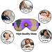 Purple Flower Sleep Mask - Adjustable Breathable & Fashionable Eye Mask for Ultimate Comfort | International Shipping Available - Buy Online on GoSupps.com