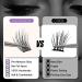 Self Adhesive Eyelashes Kit - 156 PCS EASITENSION DIY Reusable Lash Clusters | No Glue No Remover Residue-Free - Buy Online on GoSupps.com
