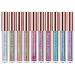 Liquid Eyeshadow Set - Gel Eyeshadow Set | Liquid Eyeshadow Multi-Dimensional Eye Looks Long-Lasting Holographic Multichrome Eyeshadows Makeup Set Fovolat