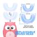 Kids U-Shaped Electric Toothbrush - Ultrasonic Whitening Massage Toothbrush for 7-15 Year Olds - 3 Cleaning Modes - Cute Cartoon Design - Pink - Buy Online on GoSupps.com