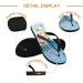 Mnsruu Christmas Flip-Flops - Snowman & Snowflakes Sandals for Men & Women | XS Multicolored Travel Slippers for Hotel & Spa - Buy Online on GoSupps.com