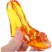 Kids Crystal High Heels - Acrylic Yellow Beads - Gem Toys 11X4CM - Buy Online on GoSupps.com