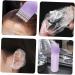 Housoutil 1 Set Shower Caps Pink Empty Lip Gloss Tubes Soccer Bows for Girls Bleach Kit Clear Gloves Shower Cap Root Comb Applicator Bottle Earmuffs Hair Purple Tool Kit - Buy Online on GoSupps.com