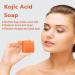 Kojic Acid Soap Soap Bar for Face & Body Kojic Acid Bar with 2 in 1 Face Brush Moisturizing Deep Clean Soap Natural Solid Soap for Reduce Acne & Scar Remove Black Spot Brigthen & Smooth Skin - Buy Online on GoSupps.com