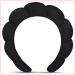 GDFPLXW Bubble Headband  Women's Spa Headband for Washing  Makeup  and Skincare  Non-Slip Puffy Headwear (Bubble Headband-Balck)